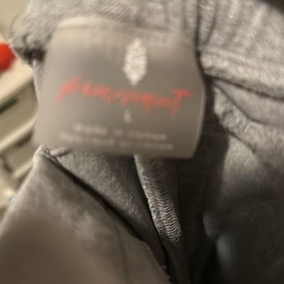 NWT Free People Back Into It Sweatpants Joggers in Grey - Picture 4 of 5